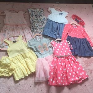 Lot of 6! Toddler Girl Dresses 👗 Size 18-24 mths